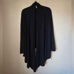 NWT Jockey Person To Person Modal Open Cardigan Black Size XL